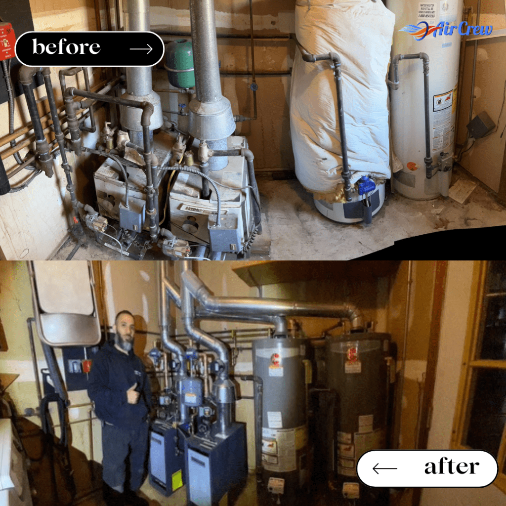 Before and After Boiler Installation in NJ